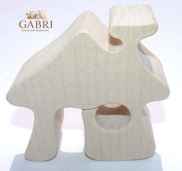 Fauna Dřevěný domeček přírodní