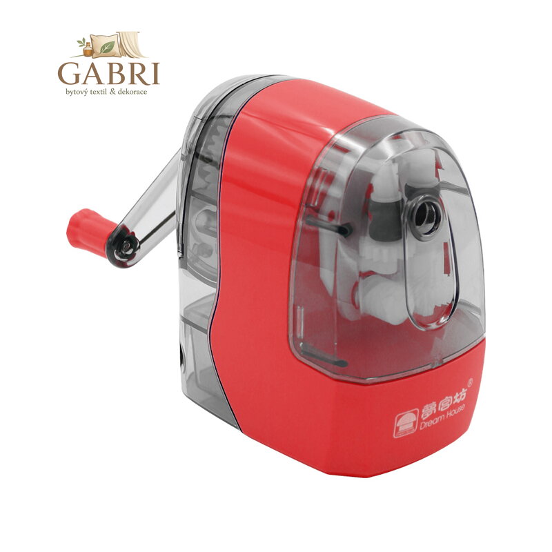 Struhadlo stolní - mechanické DH-0024, červené