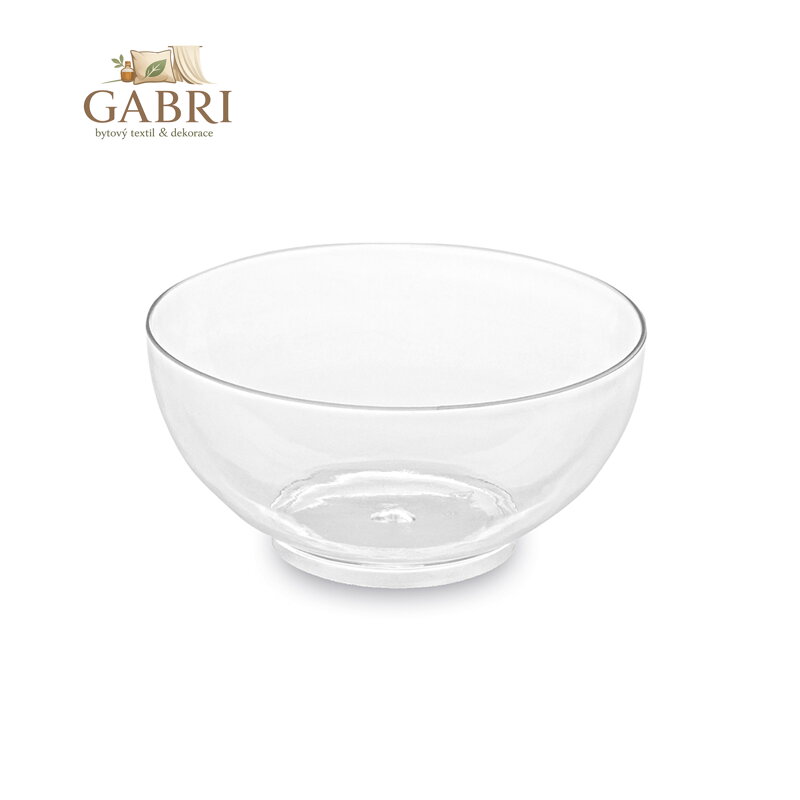 Fingerfood miska kulatá, čirá O 6,7 x 3,3 cm - 70 ml [25 ks]