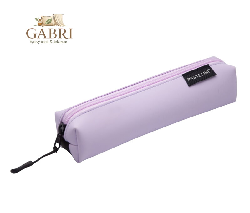 Etue PU úzká + elastic PASTELINI fialová