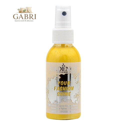 Perleťový sprej CADENCE na tm.tex., zlato žlutá100ml