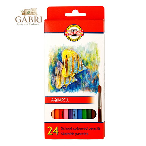 Pastelky akvarel 24ks