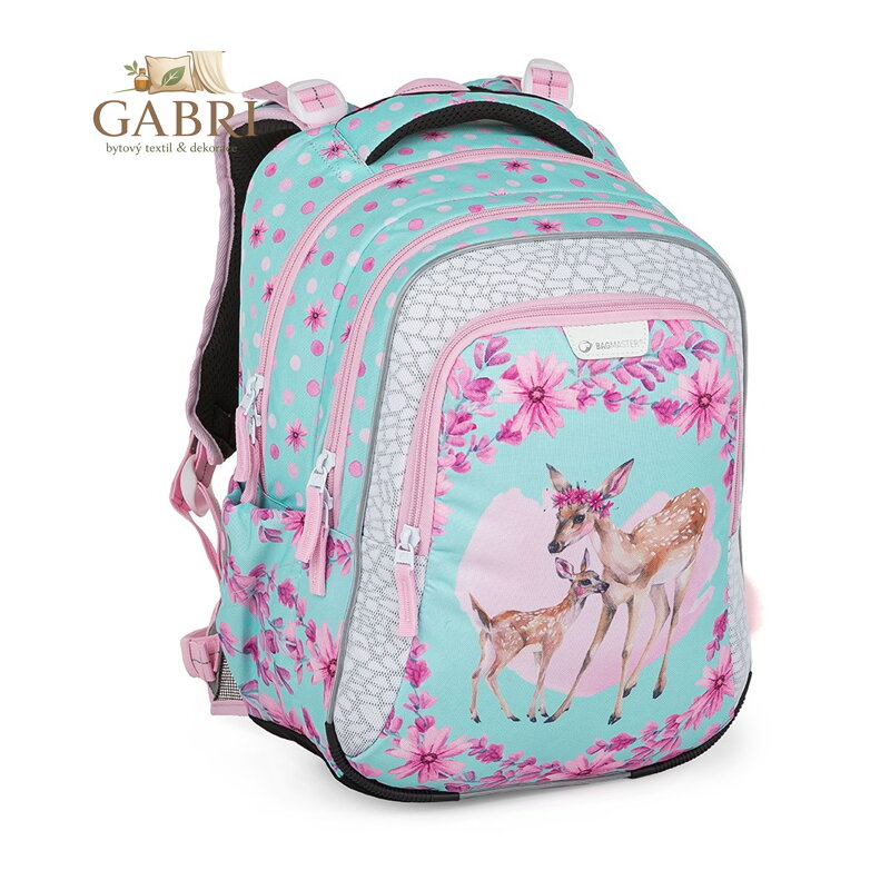 Školní batoh BagMaster Lumi 23 A - Srnka