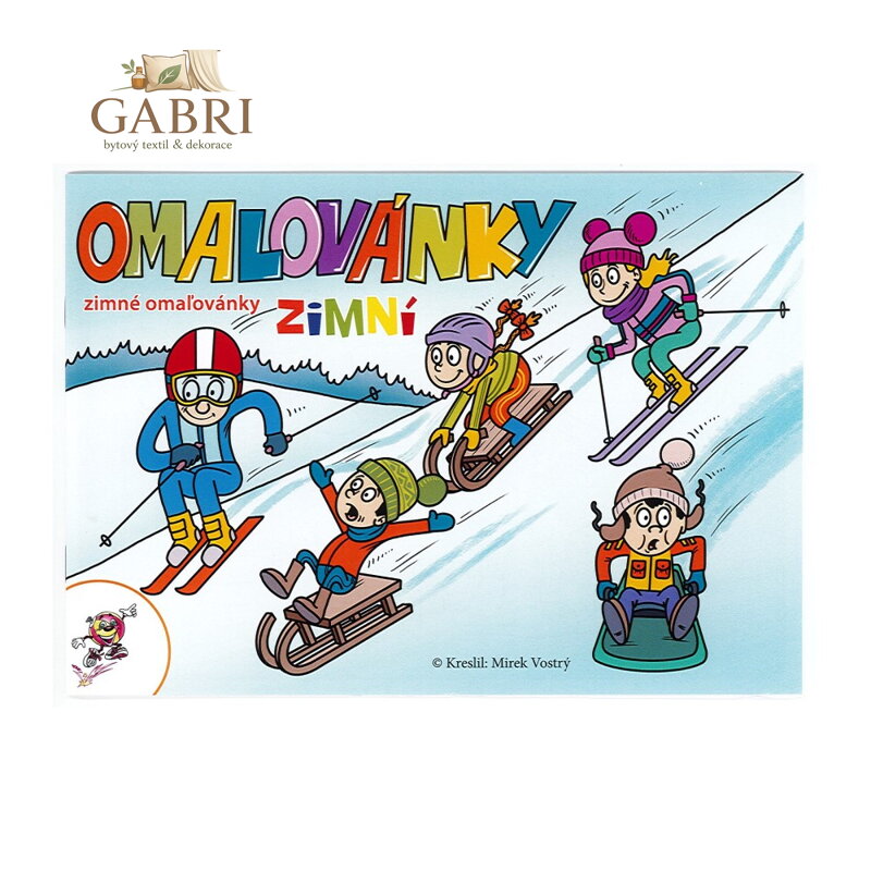 Omalovánka A5 LUX - Zimní