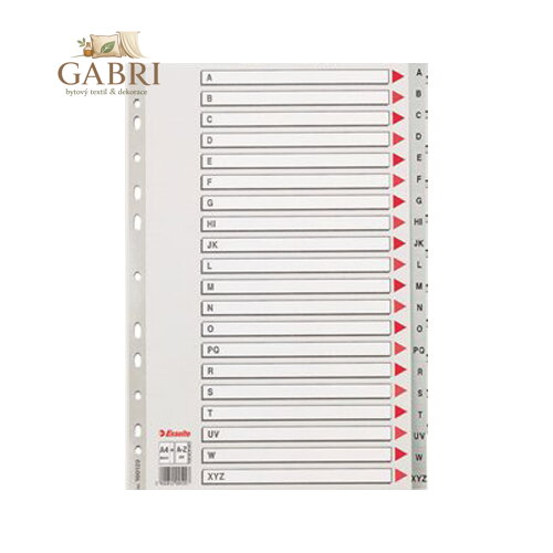 Rozřazovače A4 MAXI, plastový, A-Z