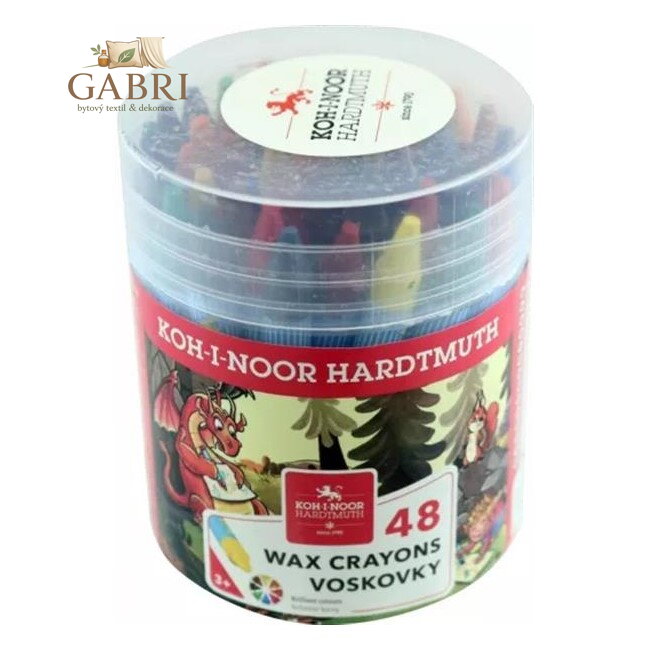 KOH-I-NOOR 8236/48 voskové polštářky, sada 48 ks