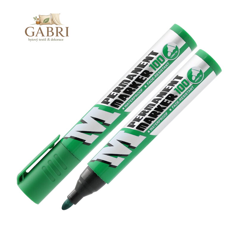 Permanentní popisovač M&G 100 ekonomický - zelený