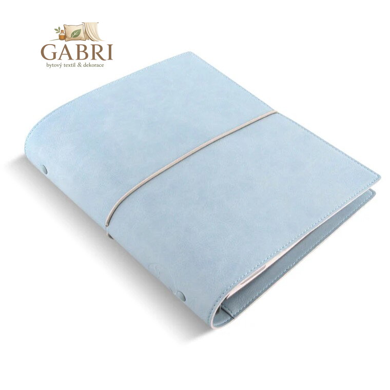 Diář Filofax A5 Domino Soft - pastelovo modrý
