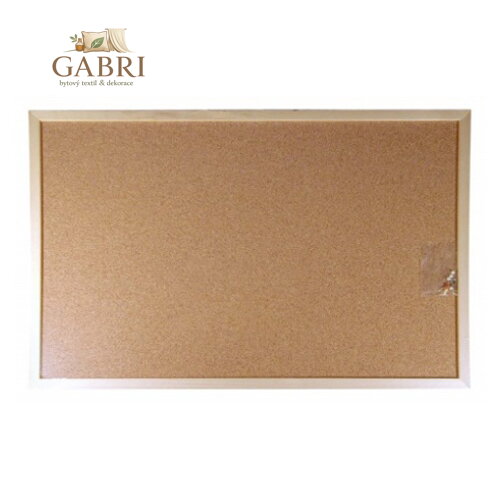 Tabule korková v dřevěném rámu 30x40 cm
