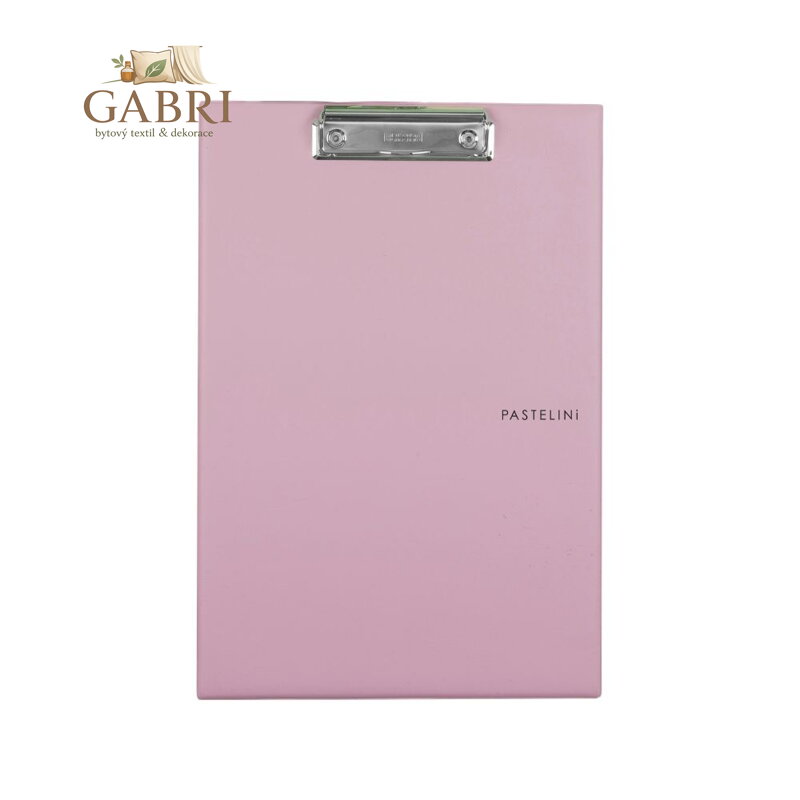 Jednodeska A5 plast PASTELINI růžová