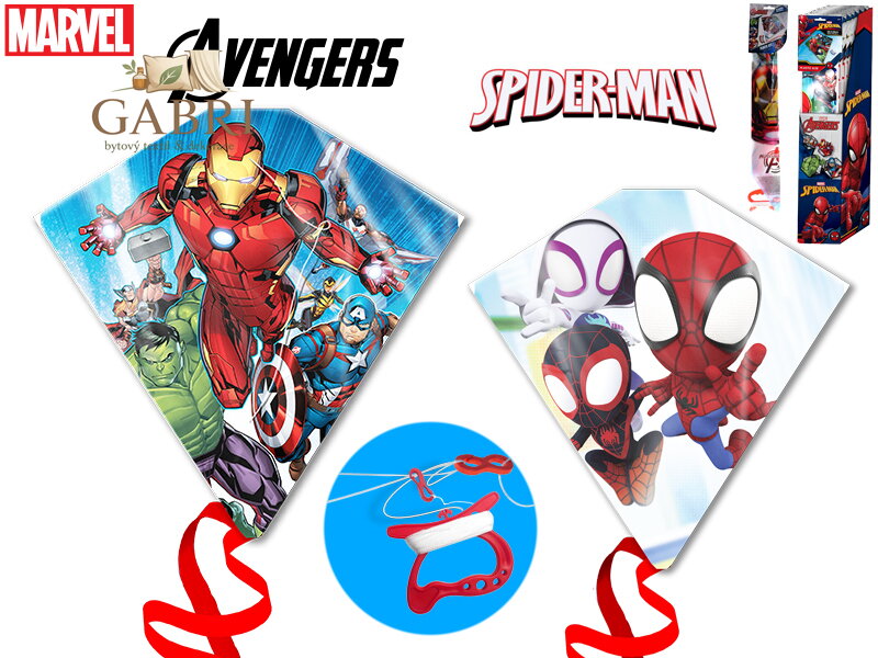 Avengers drak létající 58,5x56cm 2druhy v sáčku 24ks v DBX