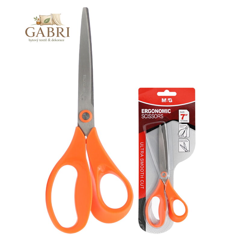 Nůžky ergonomické M&G 18 cm