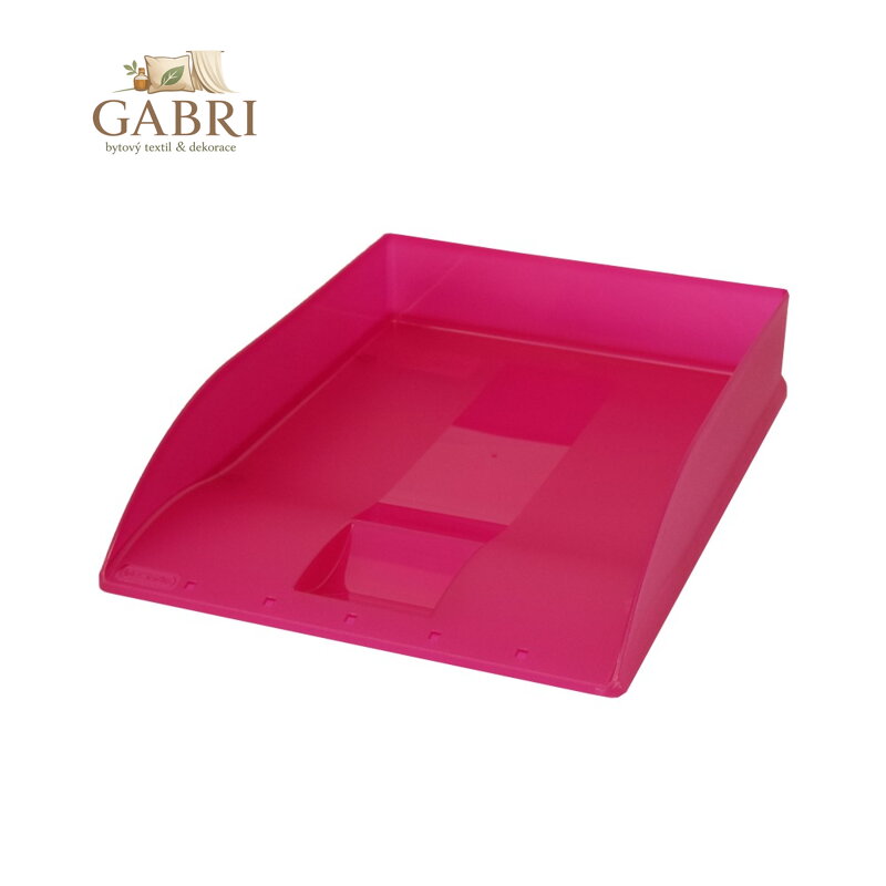Zásuvka odkládací - Classic růžová - transparent.