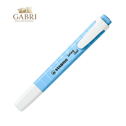 Zvýrazňovač - STABILO swing cool Pastel Edition - obláčkově modrá
