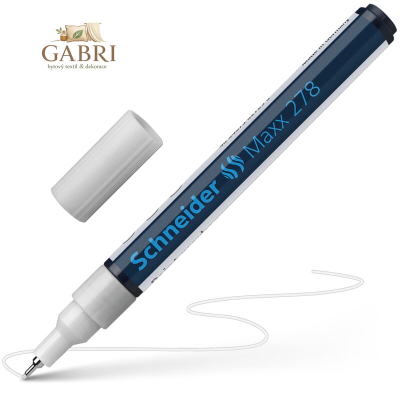 Popisovač lakový Schneider Maxx 278 - bílá