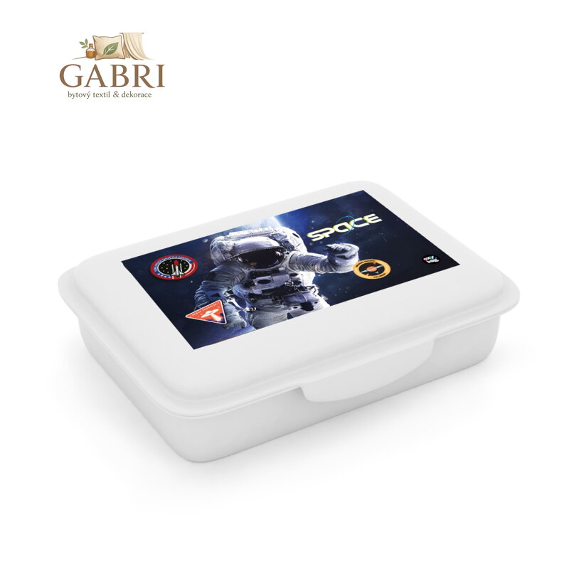 Box na svačinu s přihrádkou Space