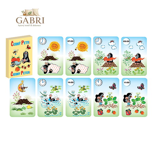 Karty Akim Černý Petr - Krteček 4