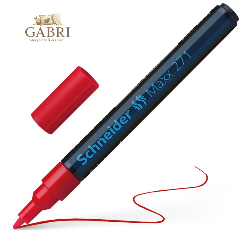 Popisovač lakový Schneider Maxx 271 - červená