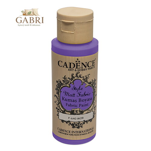 Textilní barva Cadence, Matt, fialová, 59 ml