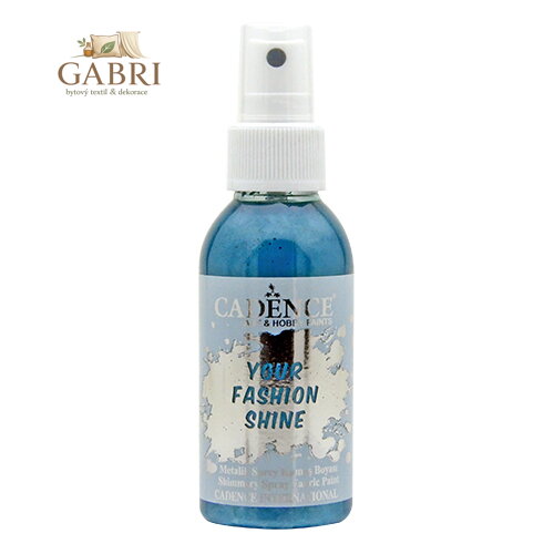 Perleťový sprej CADENCE na tm.textil, petrolej.100ml
