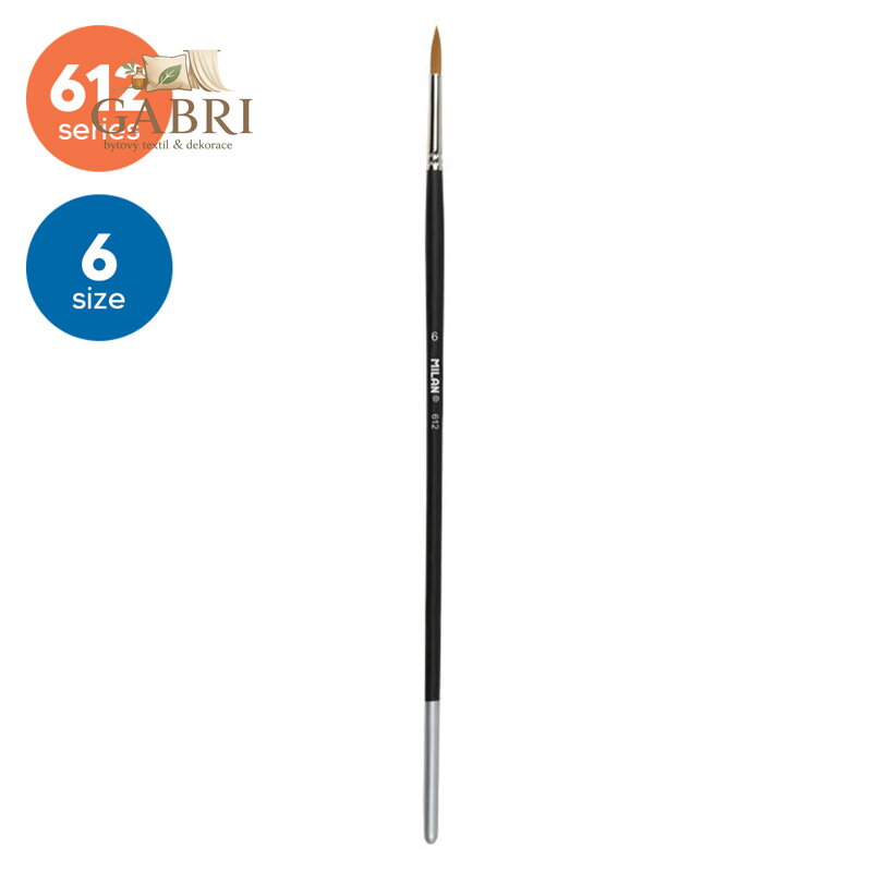 Štětec kulatý MILAN č. 6 - 612