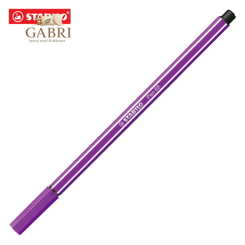 Fix vláknový STABILO Pen 68 fialový