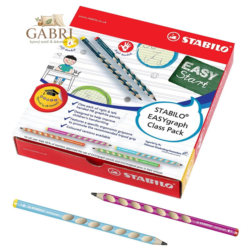 Tužka STABILO EASYgraph Ergo levák-pravák - 48 ks balení