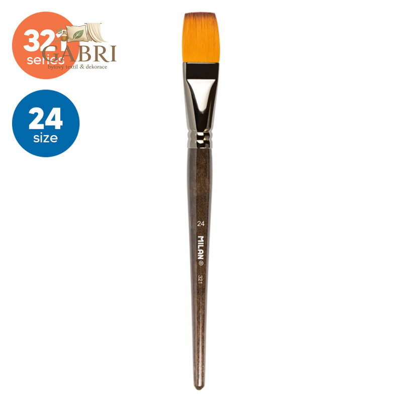 Štětec plochý MILAN č. 24 - 321