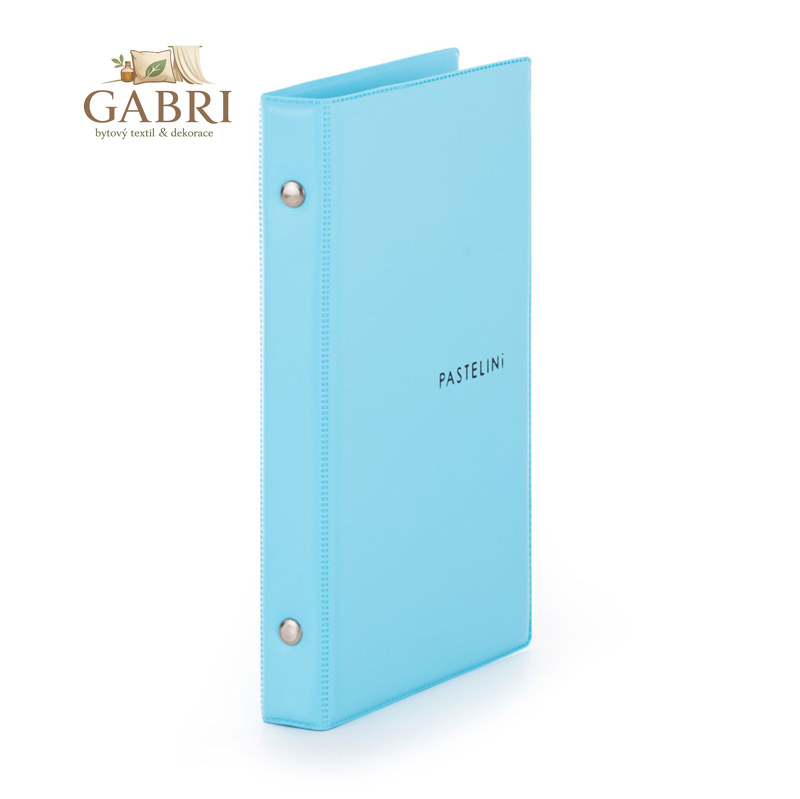 KARIS A6 PVC PASTELINI modrá