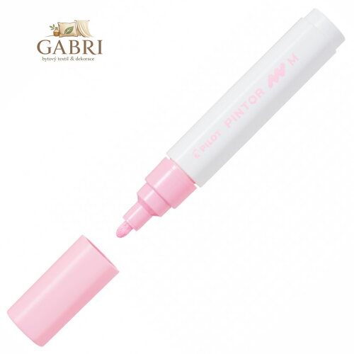 Pintor, PO, Medium, akrylový popisovač pastelová růžová