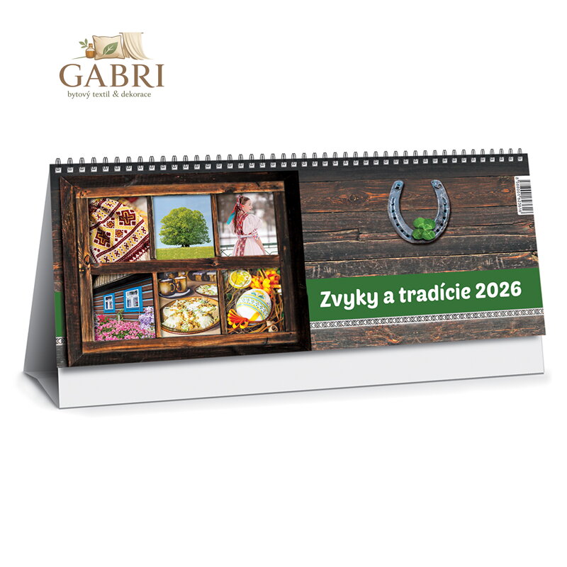 Stolní kalendář Zvyky a tradice 2026