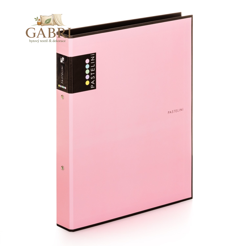 Pořadač A4 lamino R25-2kr. PASTELINI růžová