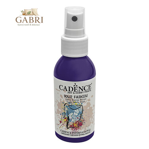 Textilní barva ve spreji Cadence, fialová, 100ml