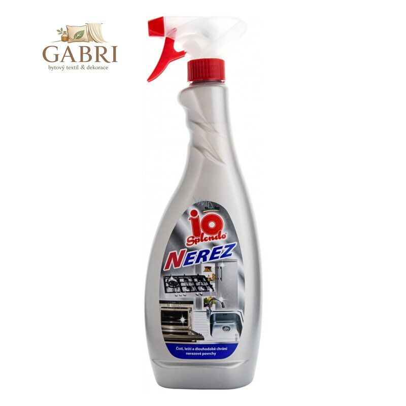 Io Splendo Čistič nerezové oceli na povrchy z nerezové oceli 750 ml sprej