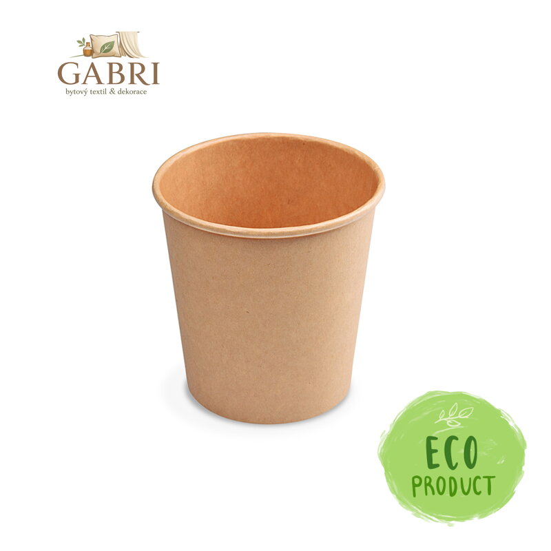 Papírový kelímek bílý 200 ml, XXL (O 90mm), /50ks/