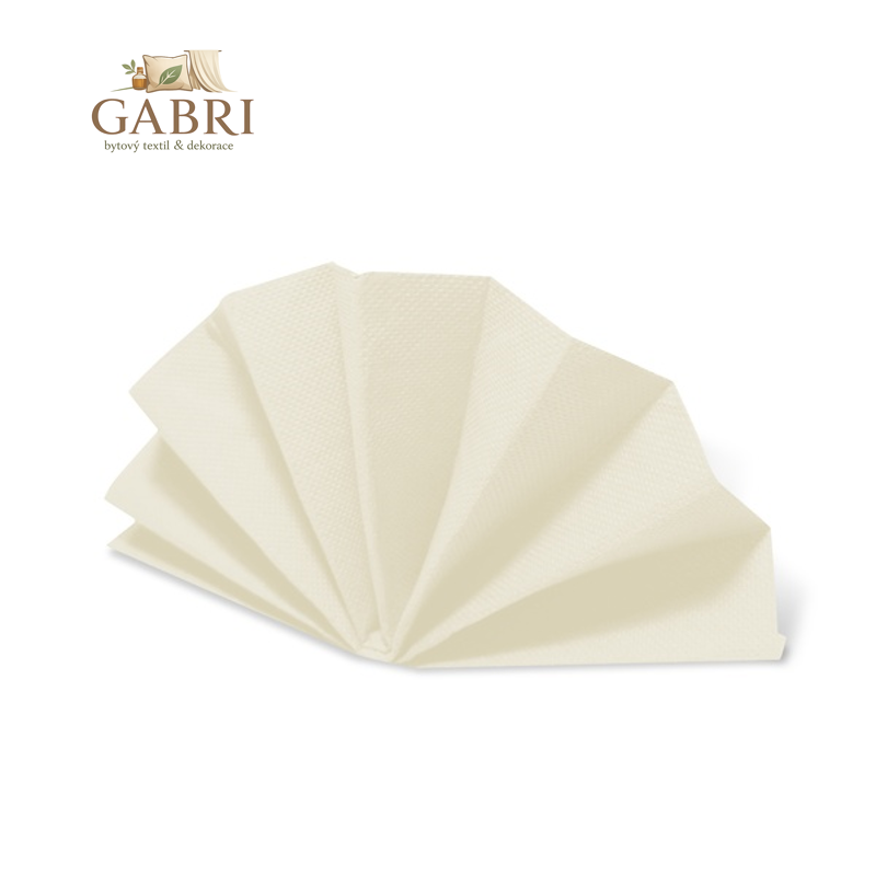 Obrousky DekoStar 38 x 38 cm béžové / 50ks /