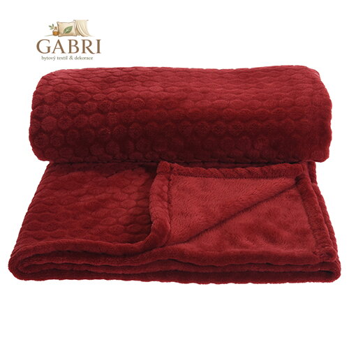 Deka 160x130 Burgundy, bordová