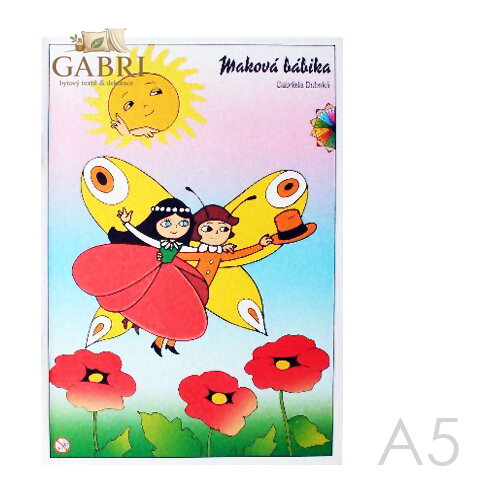 Omalovánka A5 Akim - Maková panenka