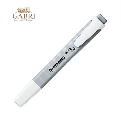 Zvýrazňovač - STABILO swing cool Pastel Edition - šedá