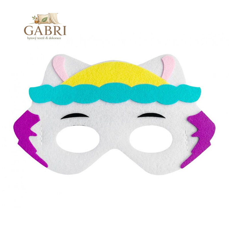 Maska na obličej Pes (horský záchranář) 17,5 x 12 cm