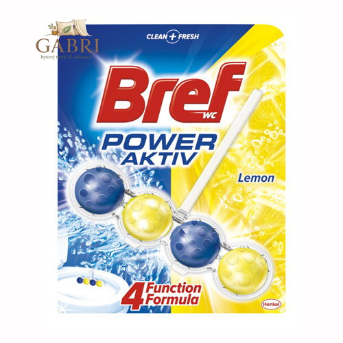 Bref Power Aktiv WC blok Lemon, 51g