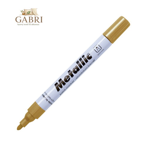 Popisovač lakový CENTROPEN 9210 Metallic - zlatý