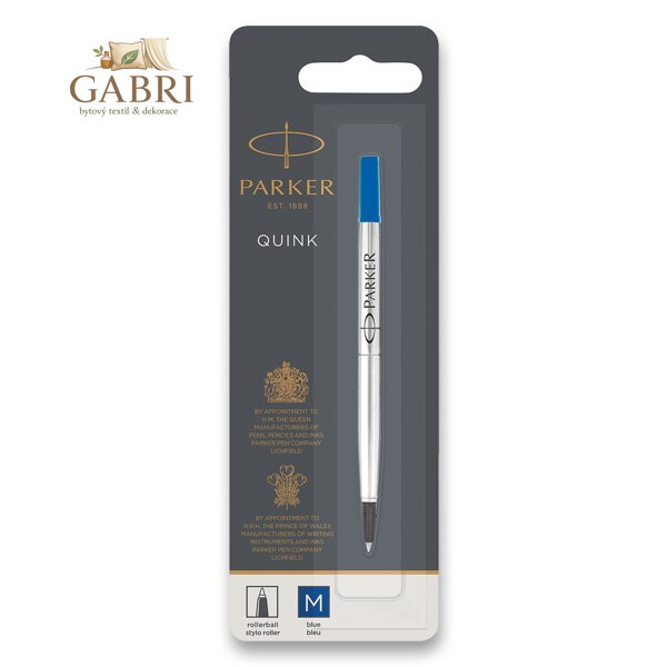 Náplň do rollerů Parker - modrá M (0,7 mm)
