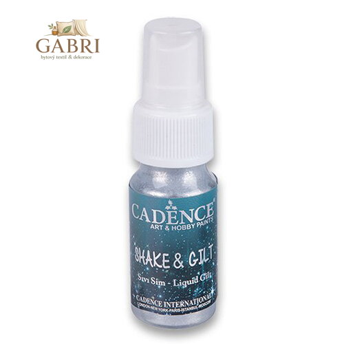 Textilní barva Cadence, sprej 25ml, tř. stříbrná