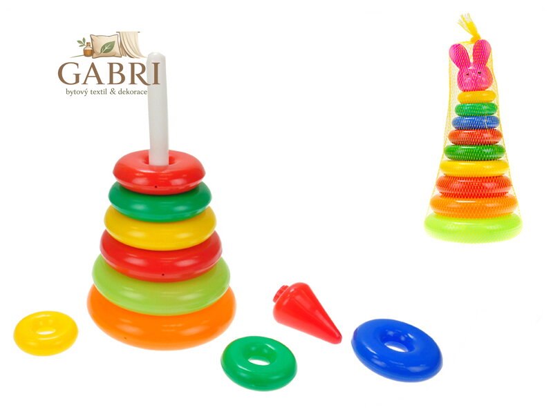 Pyramida velká 30cm 2druhy 18m+ v síťce