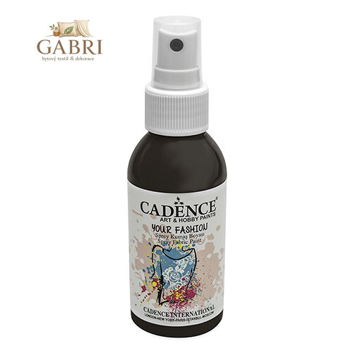 Textilní barva ve spreji Cadence, hnědá, 100ml