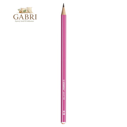 Tužka grafitová HB STABILO - růžová