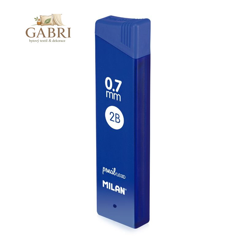 Grafitové tuhy MILAN 2B /0,7 mm - 12 ks