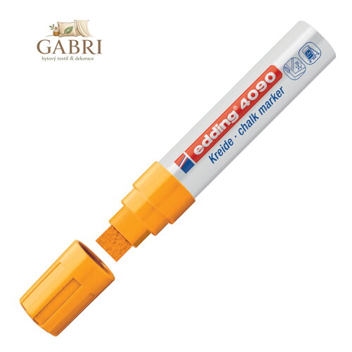 Popisovač na sklo Edding 4090 neonově oranžový