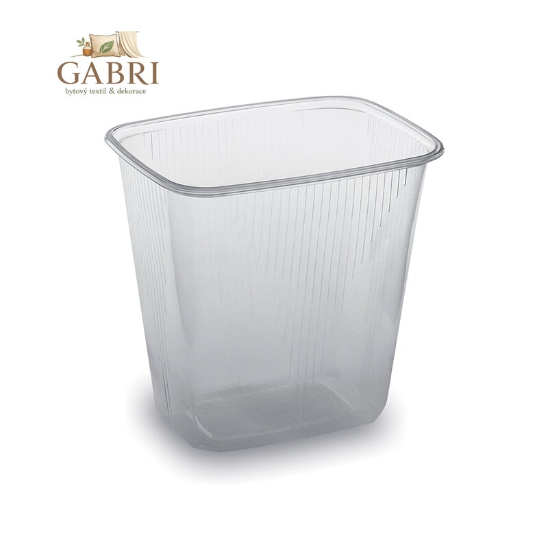 Miska hranatá průhledná 500ml /100ks/